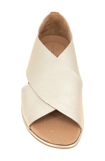 Shop Gentle Souls By Kenneth Cole Laniey Sandal In Champagne