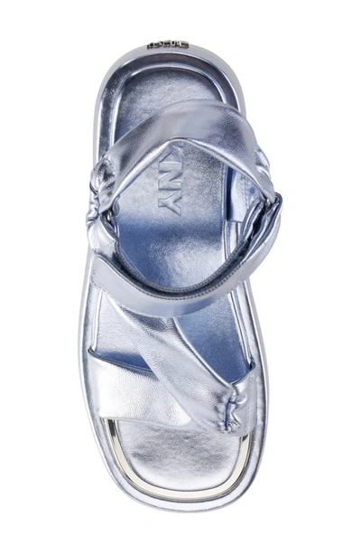 Dkny Platform Sandal In Celeste