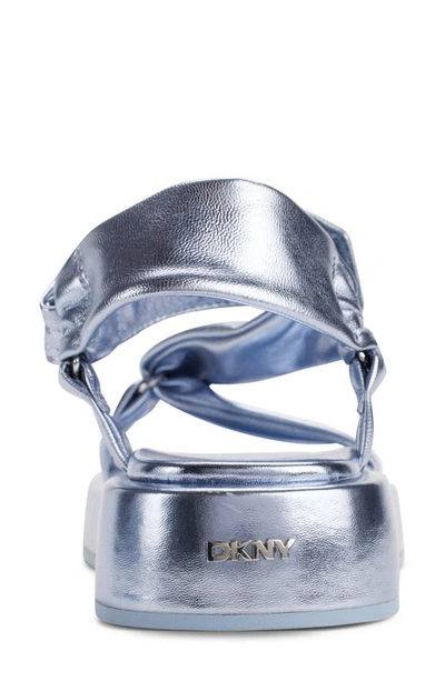 Dkny Platform Sandal In Celeste