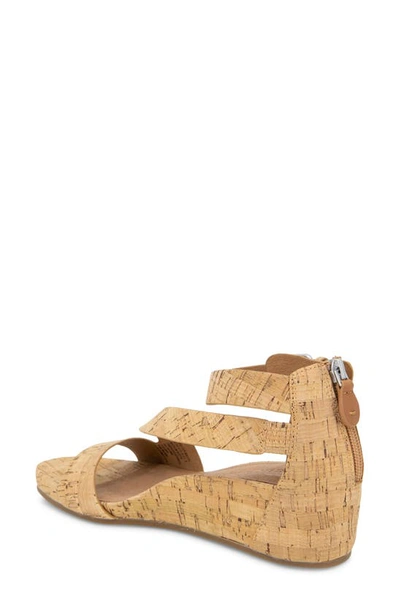 Gentle Souls By Kenneth Cole Gwen Asymmetric Strappy Sandal In Natural