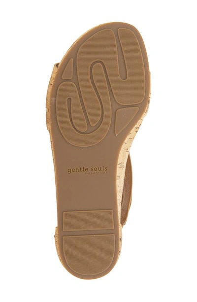 Gentle Souls By Kenneth Cole Gwen Asymmetric Strappy Sandal In Natural