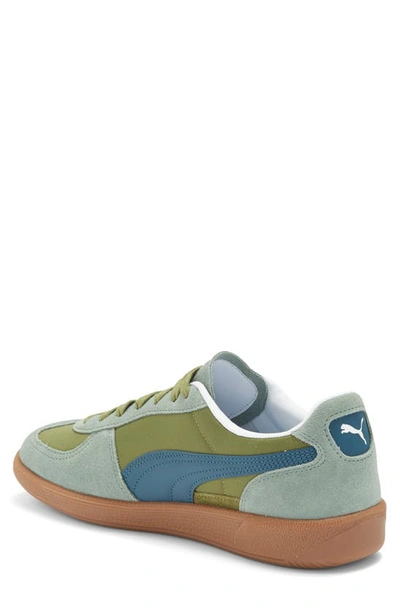 Shop Puma Palermo Sneaker In Olive Green-eucalyptus-ocean