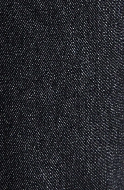 Alexander Wang Embossed Logo Relaxed Straight Jeans In Grey Aged