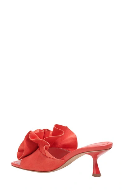 Shop Kate Spade Flourish Flower Accent Sandal In Ponderosa Red