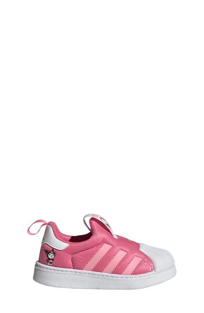 Shop Adidas Originals X Hello Kitty® Kids' Superstar 360 Sneaker In Pink Fusion/ White/ Bliss Pink