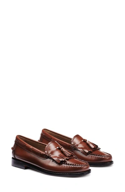 Shop G.h.bass Esther Kiltie Weejuns® Loafer In Cognac