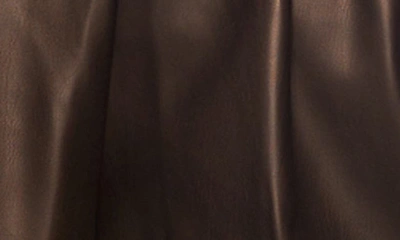 Shop Susana Monaco Faux Leather Corset Romper In Black