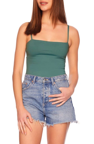 Shop Susana Monaco Square Neck Camisole In Rosemary