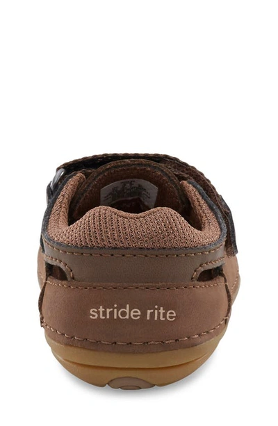 Shop Stride Rite Kids' Adam Sandal In Brown