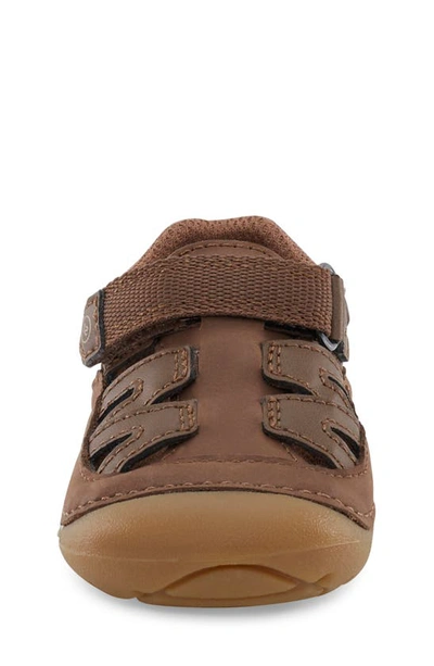 Shop Stride Rite Kids' Adam Sandal In Brown