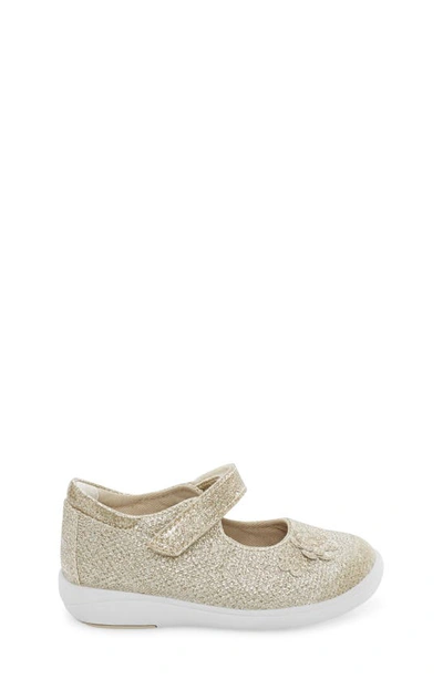Shop Stride Rite Kids' Holly Sparkle Mary Jane In Champagne