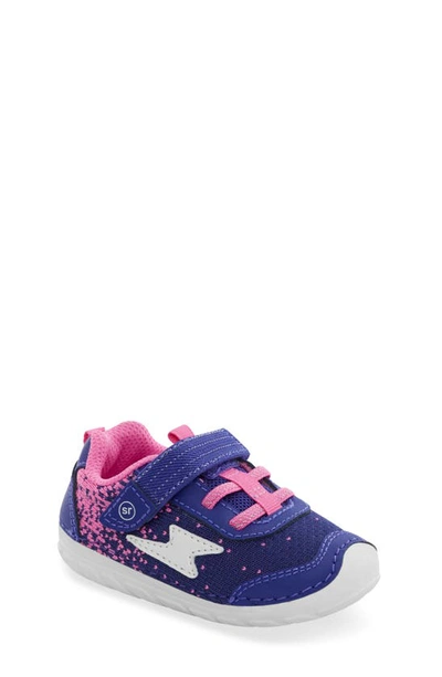 Shop Stride Rite Soft Motion Zips Runner Sneaker In Violet
