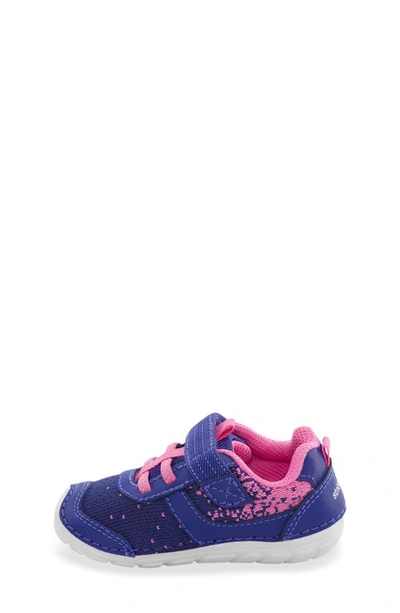 Shop Stride Rite Soft Motion Zips Runner Sneaker In Violet