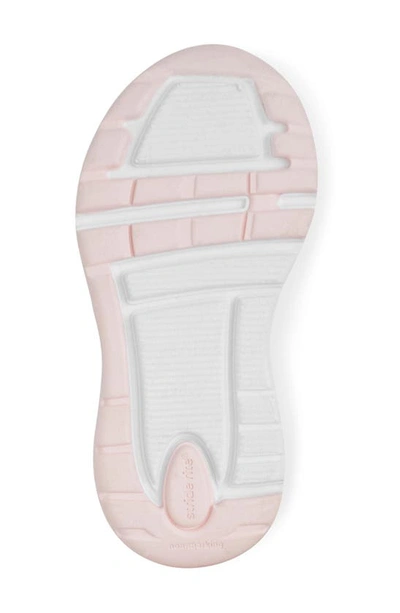 Shop Stride Rite Lighted Glimmer Sneaker In Blush