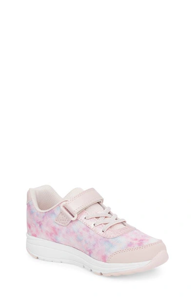 Stride Rite Lighted Glimmer Sneaker In Blush