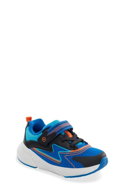 Shop Stride Rite Kids' Lighted Cosmic 2.0 Sneaker In Blue Multi