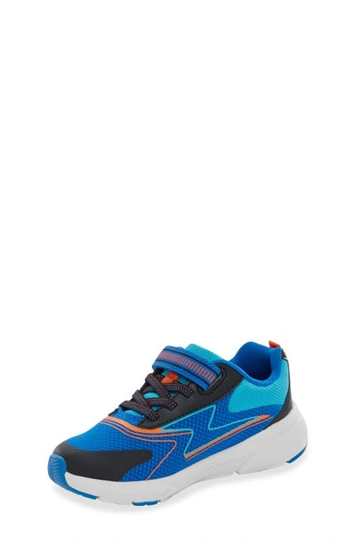 Shop Stride Rite Kids' Lighted Cosmic 2.0 Sneaker In Blue Multi