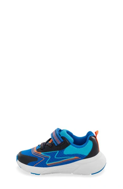 Stride Rite Kids' Lighted Cosmic 2.0 Sneaker In Blue Multi