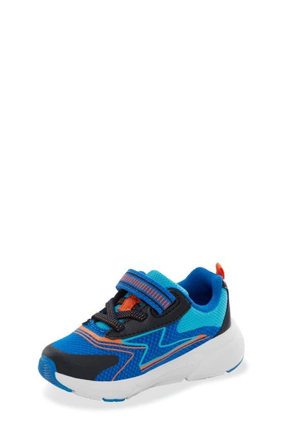 Stride Rite Kids' Lighted Cosmic 2.0 Sneaker In Blue Multi
