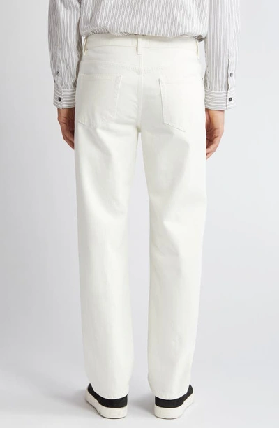 Frame The Straight Leg Jeans In Off White