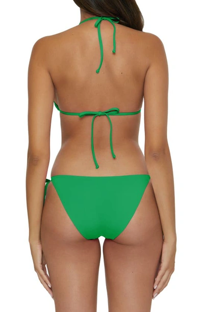 Shop Becca Triangle Bikini Top In Verde
