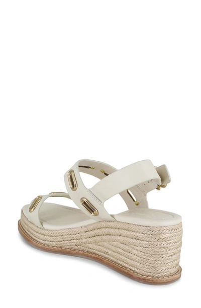 Shop Splendid Dani Slingback Espadrille Platform Wedge Sandal In Linen