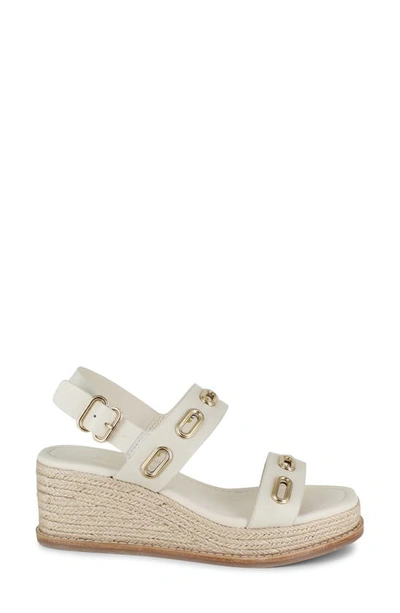 Splendid Dani Slingback Espadrille Platform Wedge Sandal In Linen