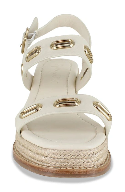 Splendid Dani Slingback Espadrille Platform Wedge Sandal In Linen