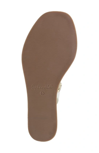 Shop Splendid Dani Slingback Espadrille Platform Wedge Sandal In Linen