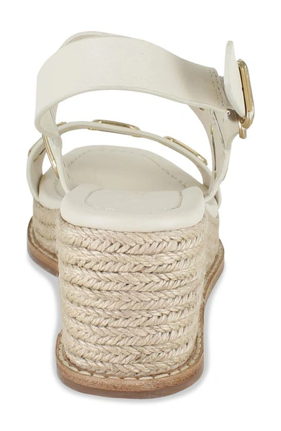 Splendid Dani Slingback Espadrille Platform Wedge Sandal In Linen