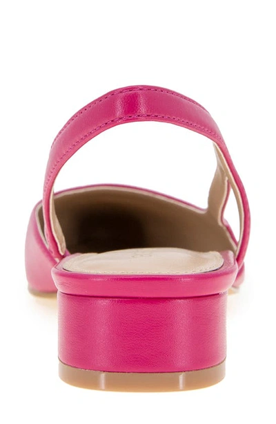 Shop Bcbgeneration Tillie Slingback Cap Toe Pump In Viva Pink-black