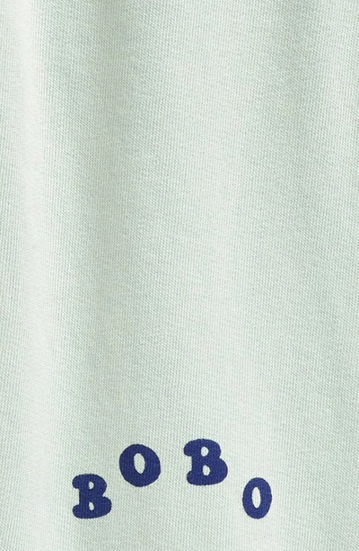 Shop Bobo Choses Kids' Circle Logo Organic Cotton Joggers In Light Blue