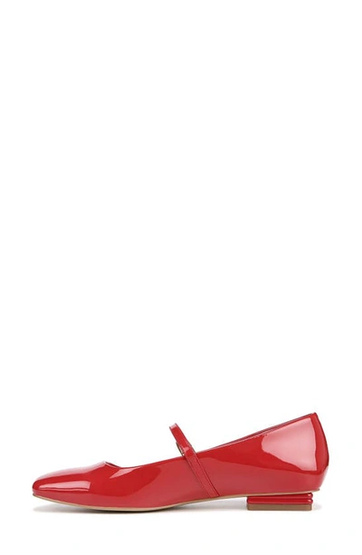 Shop Franco Sarto Tinsley Square Toe Mary Jane Flat In Red