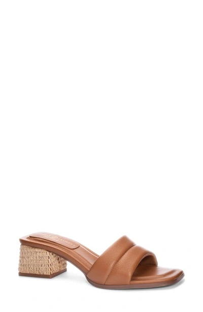 Shop Chinese Laundry Lucianna Slide Sandal In Tan