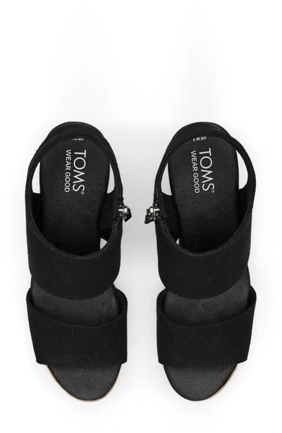 Shop Toms Majorca Platform Sandal In Black