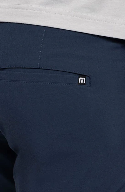 Shop Travis Mathew Travismathew Open To Close Tech Chino Shorts In Dress Blues