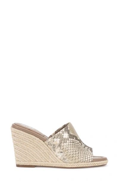 Shop Vince Camuto Fayla Wedge Sandal In Light Taupe