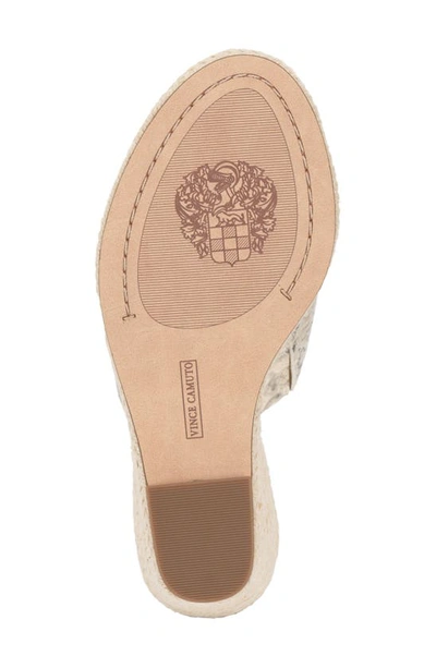 Vince Camuto Fayla Wedge Sandal In Light Taupe