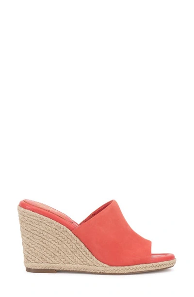 Shop Vince Camuto Fayla Wedge Sandal In Peach Pop