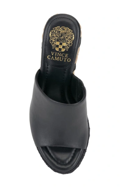 Shop Vince Camuto Fayla Wedge Sandal In Black