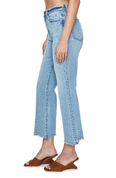 Pistola Kate Distressed Raw Hem Ankle Straight Leg Jeans In Provence Vintage