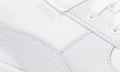 Shop Puma Cali Dream Platform Sneaker In  White-silver Mist