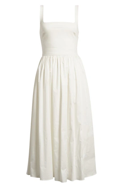 Shop Rue Sophie Eli Midi Dress In Off White