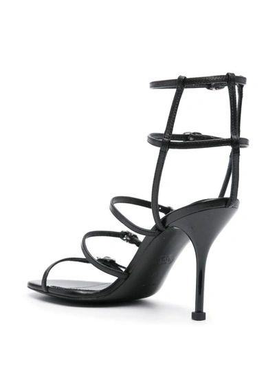 Shop Alexander Mcqueen Sandal With Cut-out Details In Black