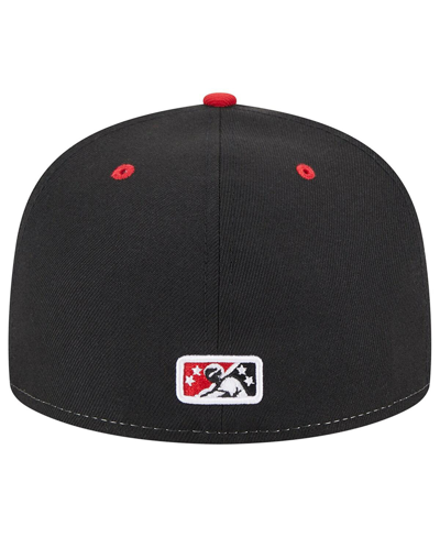 New Era Men's  White Fayetteville Woodpeckers Theme Nights 1970s 59fifty Fitted Hat In White