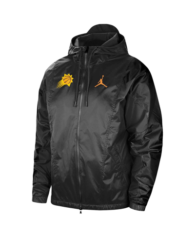 Jordan Men's  Black Phoenix Suns Authentic Statement Edition Full-zip Windbreaker In Black