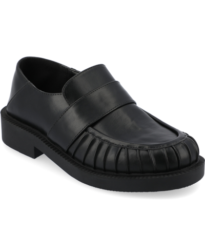 Shop Journee Collection Women's Lakenn Slip On Loafer Flats In Black