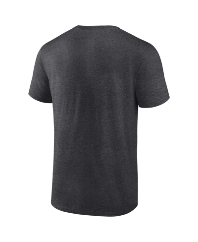 Fanatics Branded Heather Charcoal Los Angeles Rams 2023 Nfl Playoffs T-shirt In Heather Charcoal