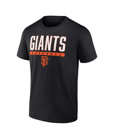 Fanatics Men's  Black San Francisco Giants Power Hit T-shirt In Black