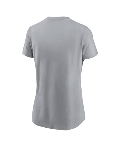 Nike Houston Texans 2023 Nfl Playoffs Iconic  Women's Nfl T-shirt In Gray
